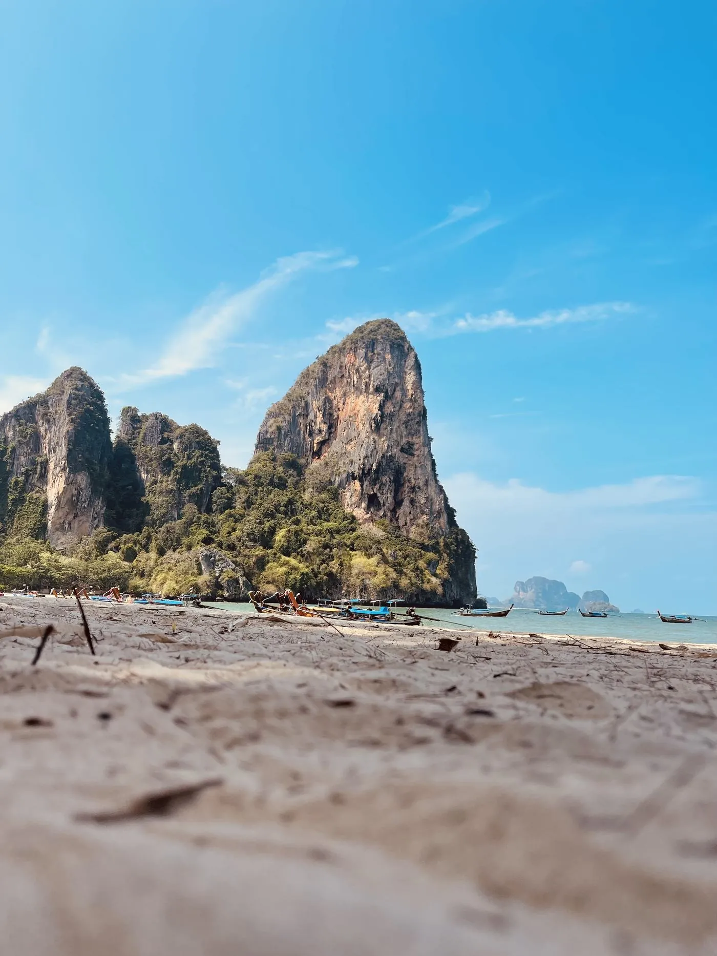 Railay Beach limestone cliffs